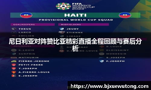 尼日利亚对阵赞比亚精彩直播全程回顾与赛后分析