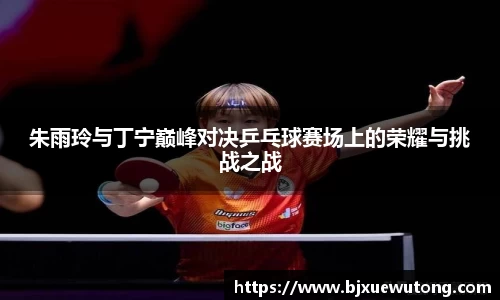 朱雨玲与丁宁巅峰对决乒乓球赛场上的荣耀与挑战之战